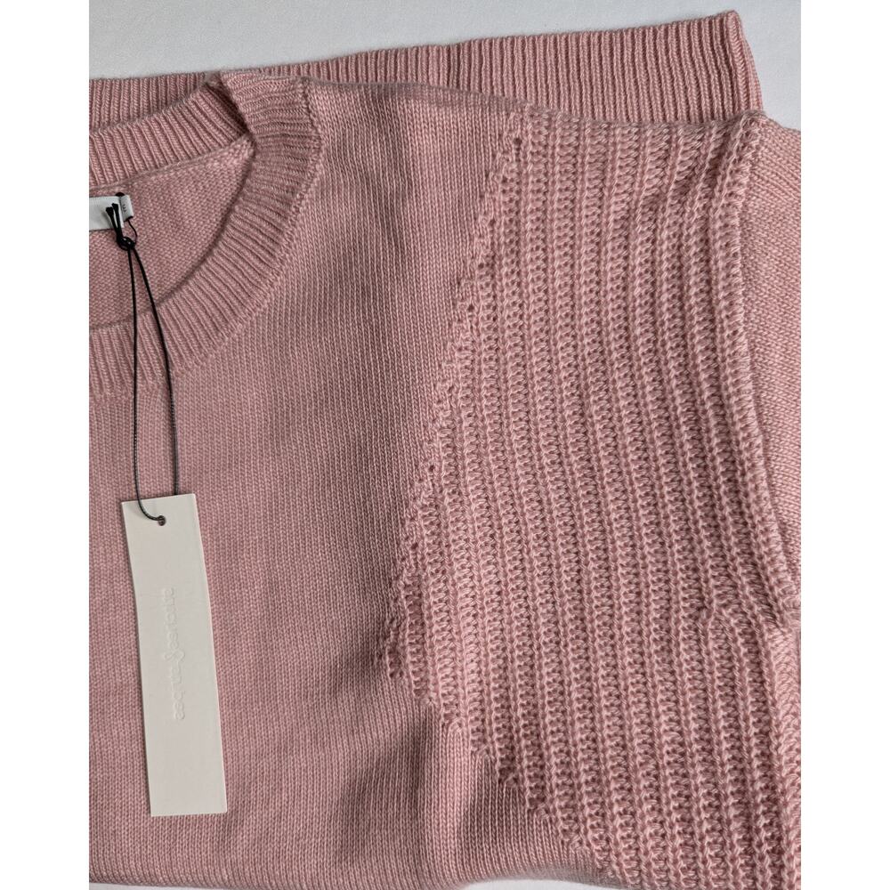 Stitches + Stripes Pink Wool Blend Sweater Size Medium - Picture 3 of 9